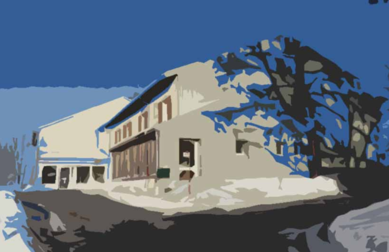 Ferme Léonie en hiver