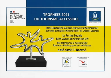 1er nommé catégorie "Grandes structures d'hébergement"